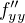 $f''_{yy}$