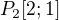 $P_2[2;1]$