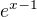 $e^{x-1}$
