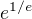 $e^{1/e}$