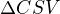 $\Delta CSV$