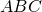 $\small{ABC}$