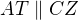 $AT\parallel CZ$