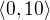 $\langle0,10\rangle$
