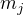 $m_{j}$