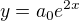 $y=a_{0}e^{2x}$
