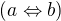 kopírovat do textarea $ (a \Leftrightarrow b) $