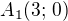 $A_1(3;\,0)$