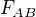 $F_{AB}$