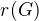 $r(G)$