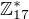 $\mathbb{Z}_{17}^*$