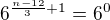 $6^{{{n-12}\over{3}}+1}=6^0$
