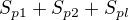 $S_{p1} + S_{p2} + S_{pl}$