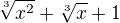$\sqrt[3]{x^2}+\sqrt[3]{x}+1$