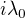 $i\lambda_0$
