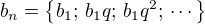 kopírovat do textarea $b_n=\{b_1;\,b_1q;\,b_1q^2;\,\cdots\}$