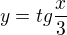 $y=tg\frac{x}{3}$