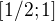 $\left[1/2;1\right]$