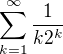 $\sum_{k=1}^{\infty }\frac{1}{k2^{k}}$
