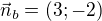 $\vec n_b=(3;-2)$