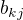 $b_{kj}$