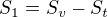 $S_1=S_v-S_t$