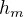 $h_{m}$