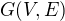 $G(V,E)$