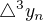 $\triangle^3y_n$