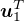 $\boldsymbol{u}_1^T$