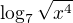 $\log_{7}\sqrt{x^{4}}$