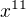 $x^{11}$