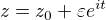 $z =z_{0}+\varepsilon e^{it}$
