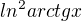 $ln^2arctgx $