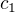 $c_{1}$